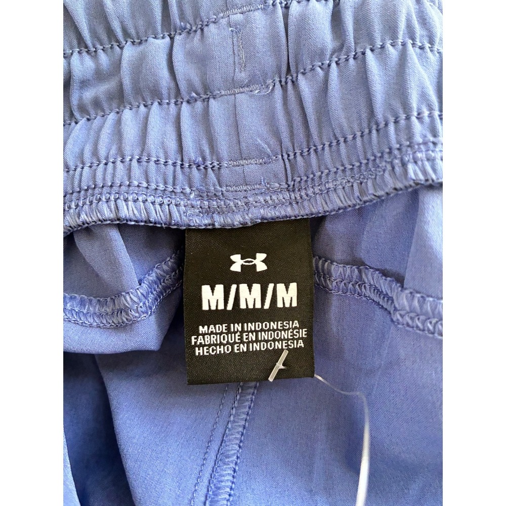 NWT Under Armour Womens Flex Woven 3in Shorts Blue Medium 1376935-561 New - Picture 2 of 5